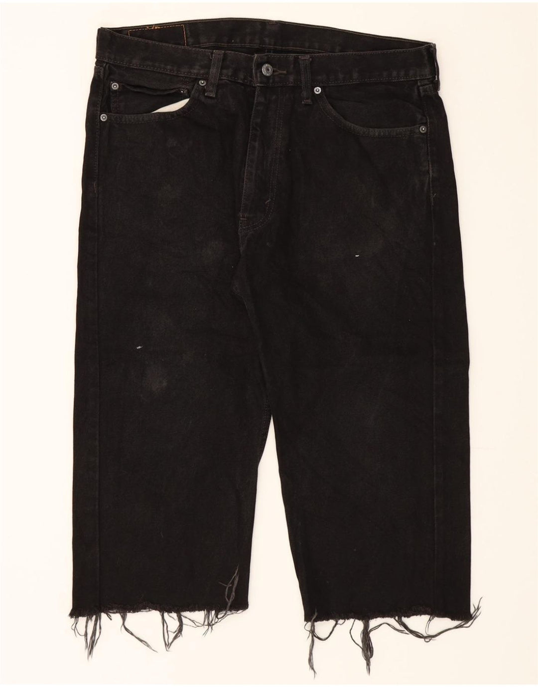 LEVI'S Mens 505 Capri Jeans W36 L19 Black Cotton Vintage Levi's and Second-Hand Levi's from Messina Hembry 