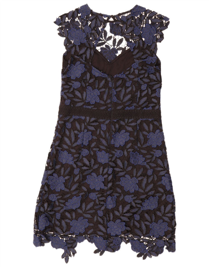 Rochie A-Line pentru femei Lipsy UK 14 Medium Bleumarin Poliester Floral