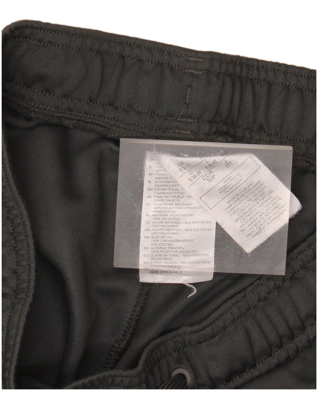 Pantaloni de trening ADIDAS pentru femei UK 8/10 Poliester mic gri