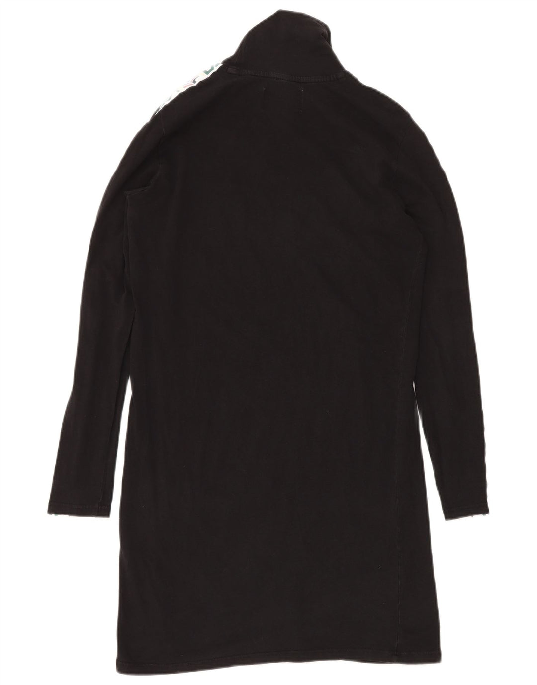 Rochie tricou cu decolteu rulat pentru femei FILA UK 10, negru, color block