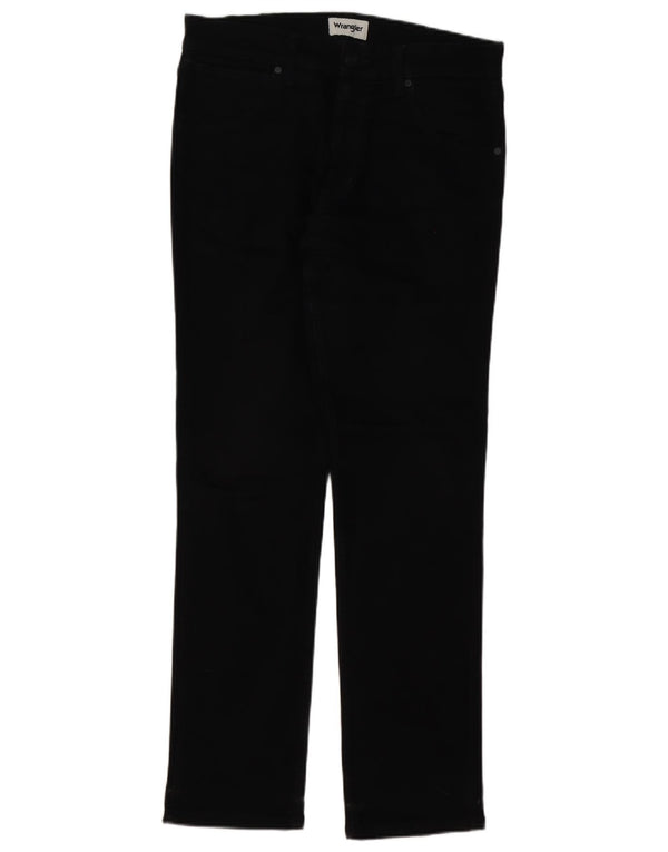 Blugi drepte pentru bărbați Wrangler Greensboro W31 L32 bumbac negru