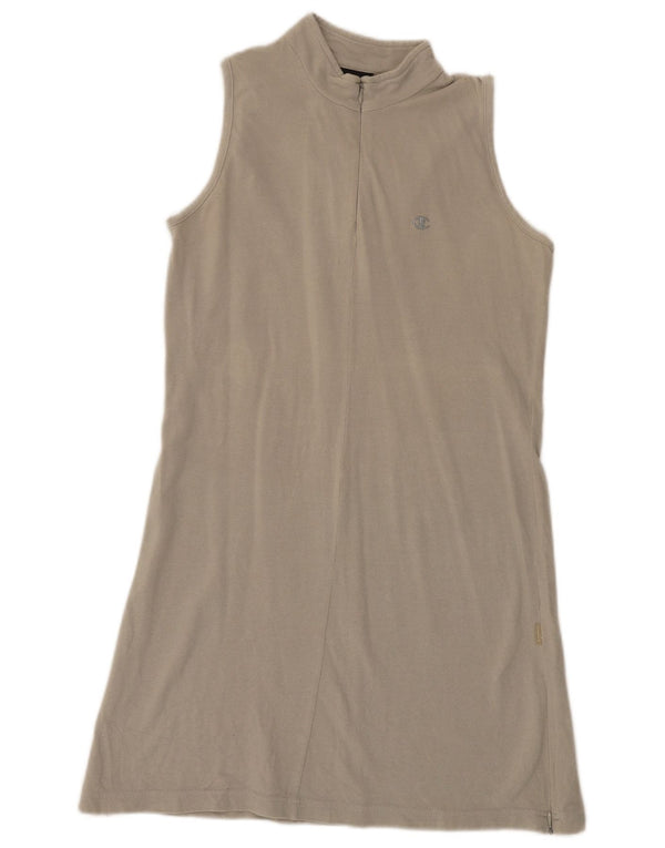 Champion Womens Sleeveless T-Shirt Dress UK 14 Large Grey
