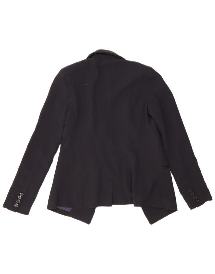 Jachetă Blazer deschisă pentru femei Michael Kors US 4 Small Poliester negru