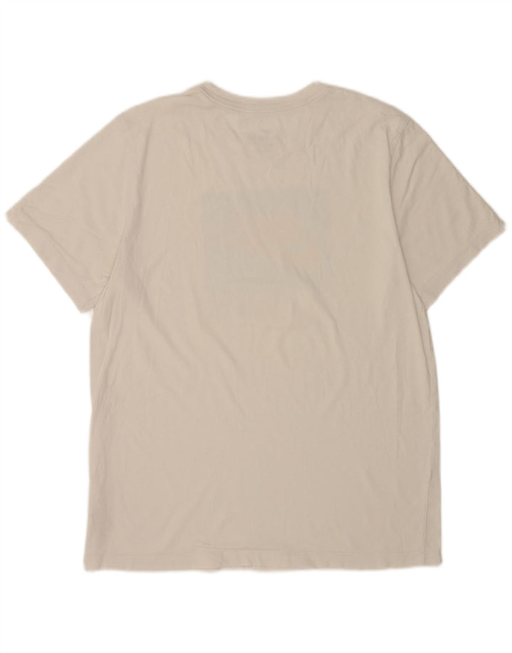 Tricou grafic Nike pentru bărbați Top mare din bumbac alb