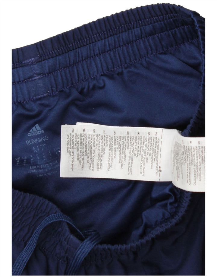 Pantaloni scurți sport Adidas pentru bărbați, poliester mediu bleumarin