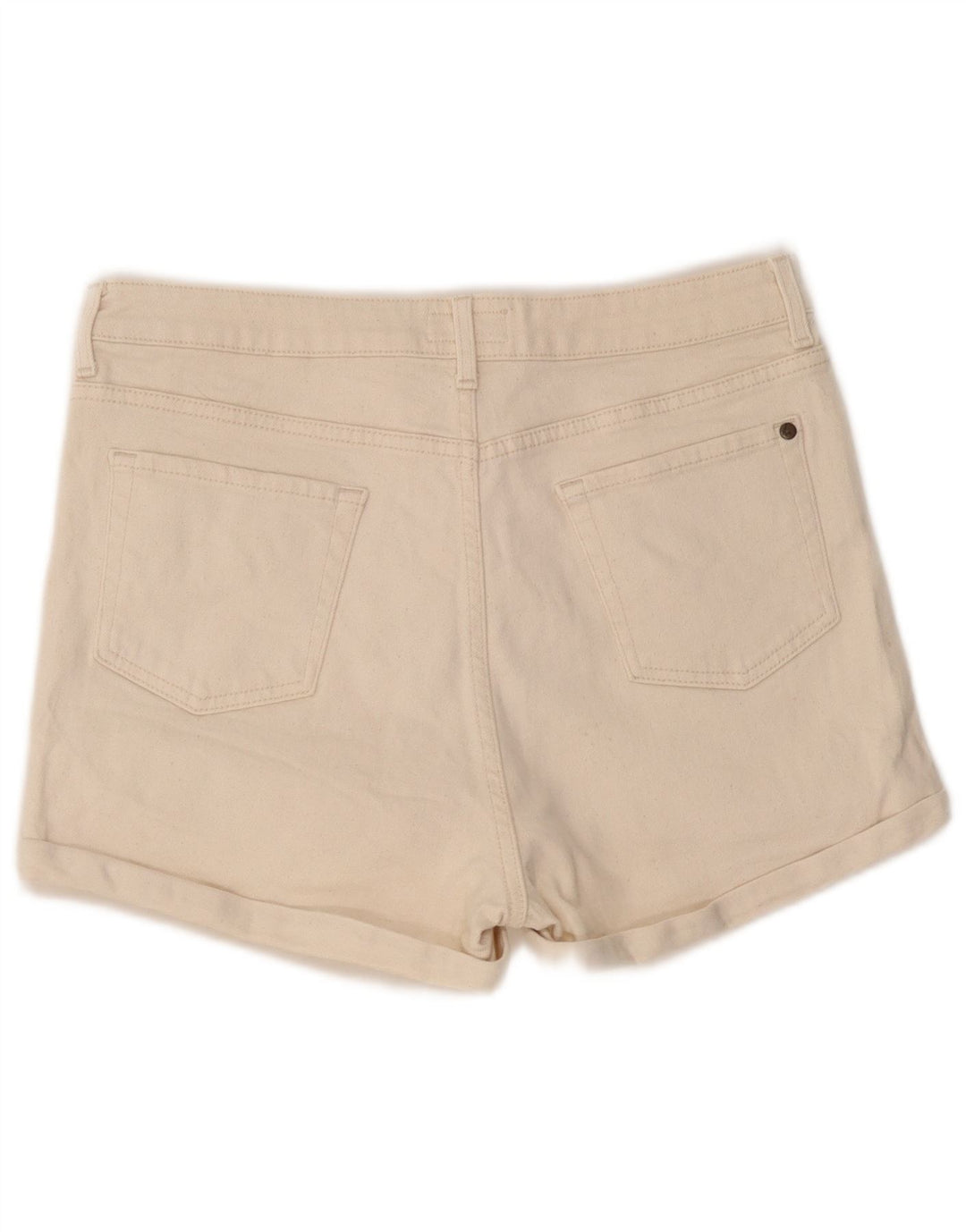 Pantaloni scurți din denim Jack Wills pentru femei UK 14 Large W32 Off White
