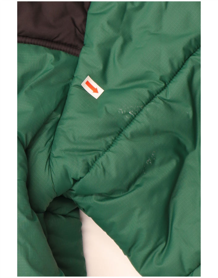 Jachetă căptușită pentru bărbați THE NORTH FACE UK 36 Small Green Colorblock Nylon