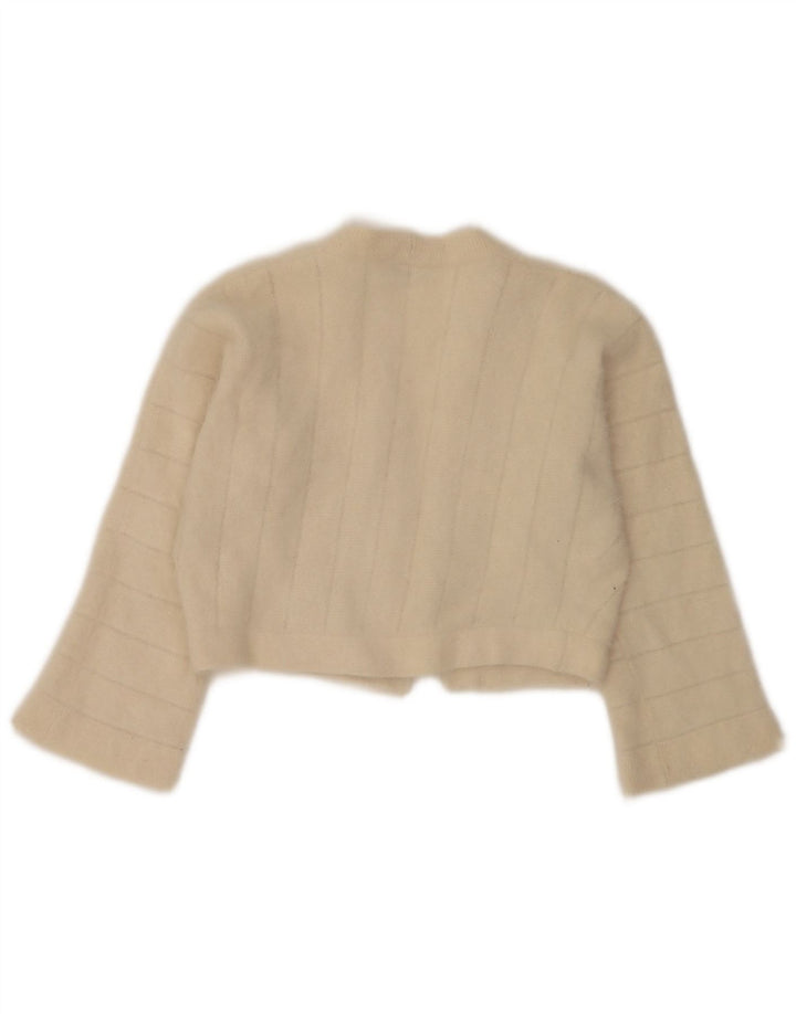 Pulover Bolero deschis pentru femei Luisa Spagnoli UK 14 Medium Bej