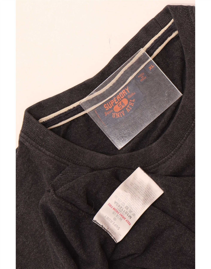 Tricou grafic pentru bărbați Superdry Top XL bumbac gri