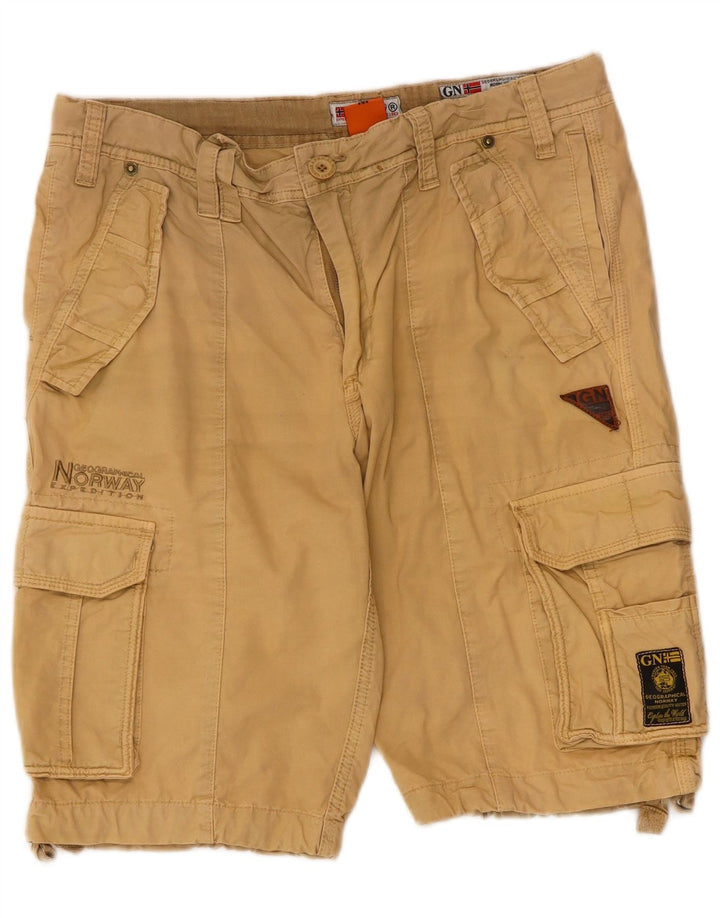 Pantaloni scurți cargo Norvegia pentru bărbați, medii W34, bej