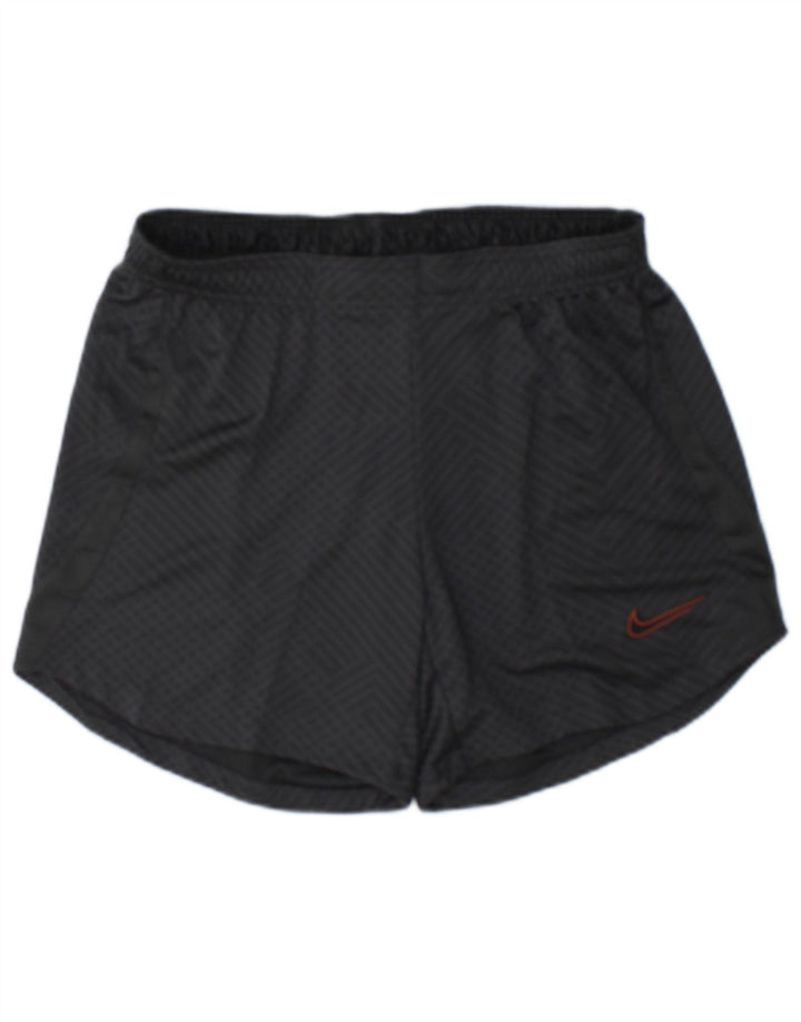 Pantaloni scurți sport Nike Dri Fit pentru bărbați, poliester geometric negru mediu