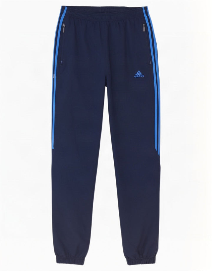 Pantaloni de trening pentru bărbați Adidas Pantaloni de jogging mari, bleumarin, poliester