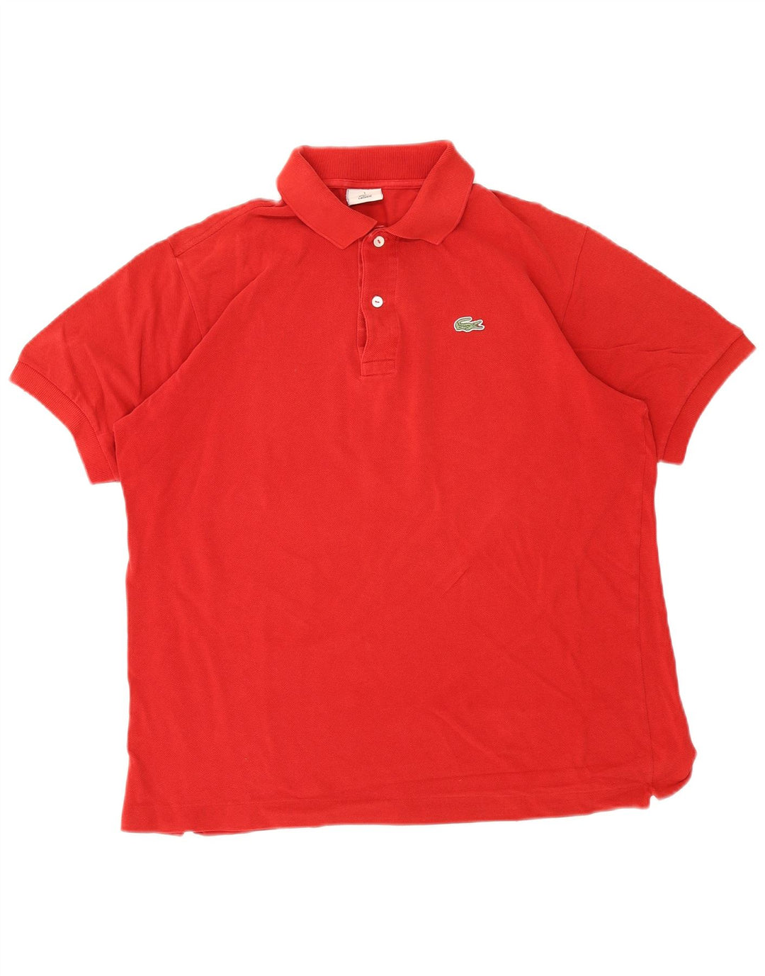 Tricou polo Lacoste pentru bărbați mărimea 5 mare, roșu, bumbac clasic