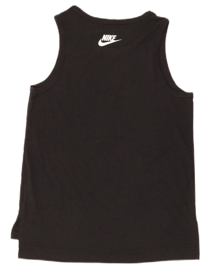 Top cu vestă grafică Nike pentru băieți 13-14 ani XL poliester negru