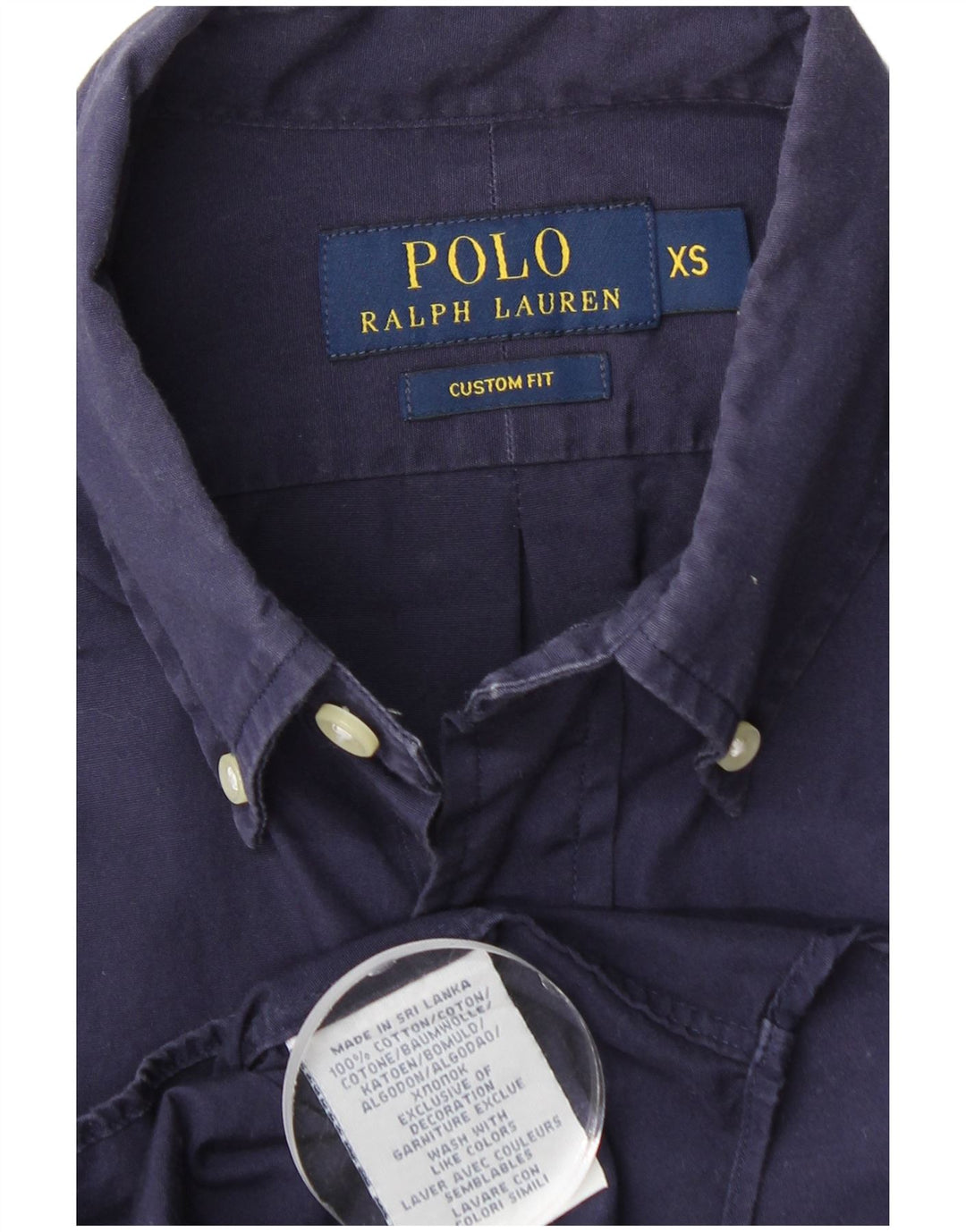 Cămașă personalizată pentru bărbați POLO RALPH LAUREN XS Bumbac bleumarin