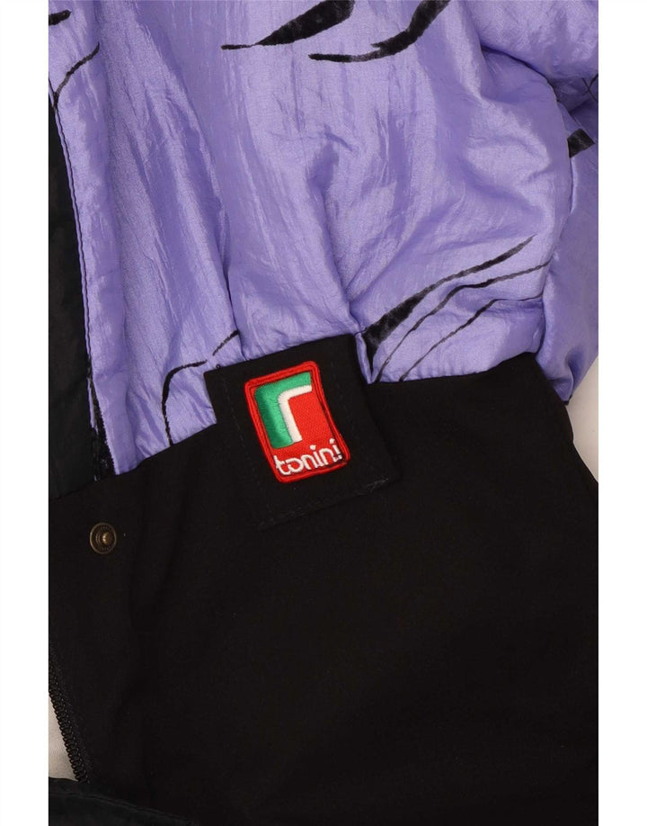 Salopetă de schi supradimensionată pentru femei Vintage IT 42 Medium Purple Colorblock