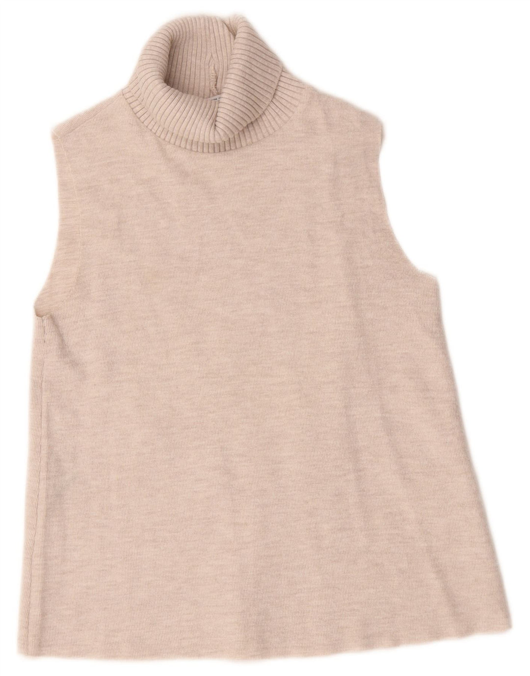 Vesta Top pentru femei Zara UK 12 Medium Bej Bumbac