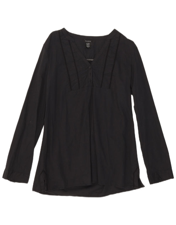 Bluză cu mânecă lungă pentru femei Calvin Klein Jeans, UK 18 XL, bumbac negru