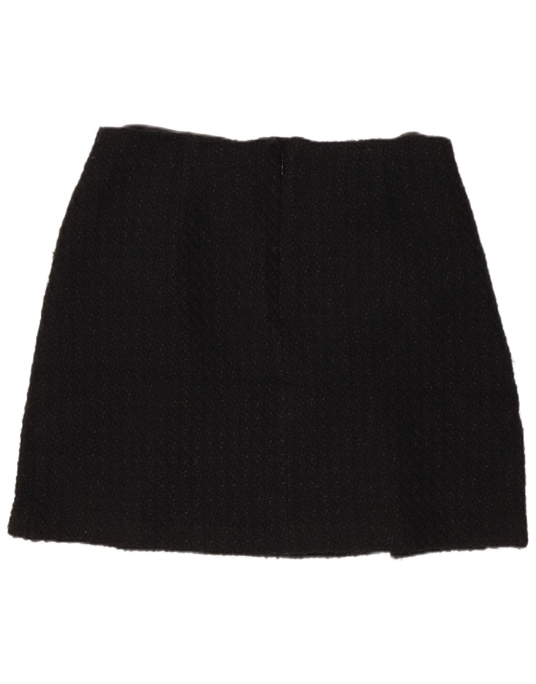 Fusta mini pentru femei Marks & Spencer UK 14 Medium W32 Acrilic negru
