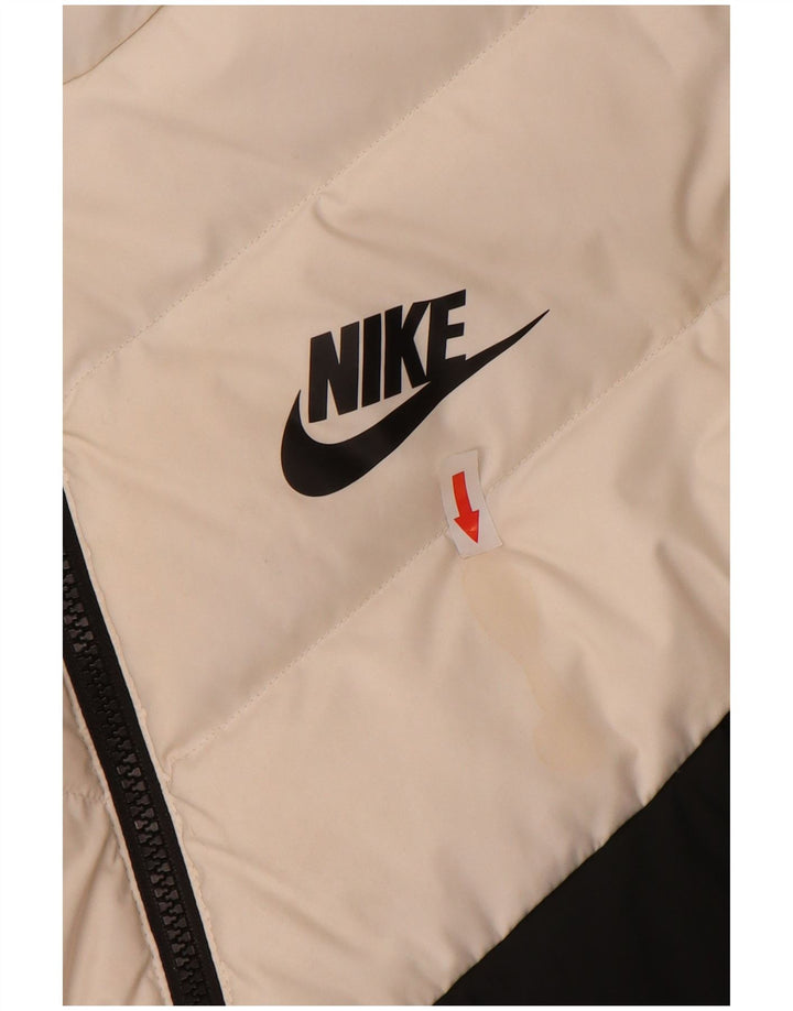 Jachetă căptușită cu glugă NIKE pentru bărbați UK 36, mic, multicoloră