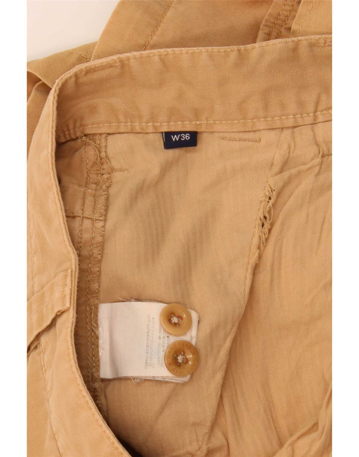 Pantaloni scurti cargo Gant pentru bărbați W36, mari, bej, bumbac