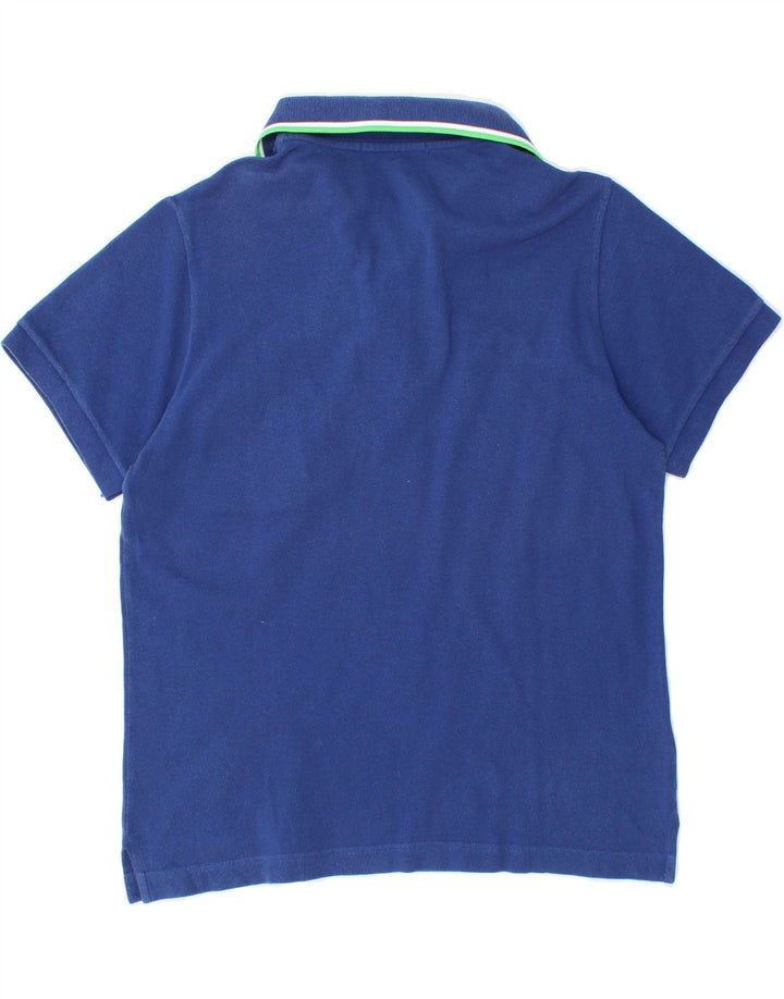 FRED PERRY Mens Graphic Polo Shirt Medium Blue Cotton Vintage Fred Perry and Second-Hand Fred Perry from Messina Hembry 