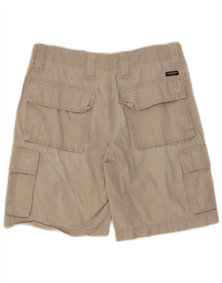 Pantaloni scurti cargo pentru bărbați Dockers Comfort Fit W31, bumbac mediu bej