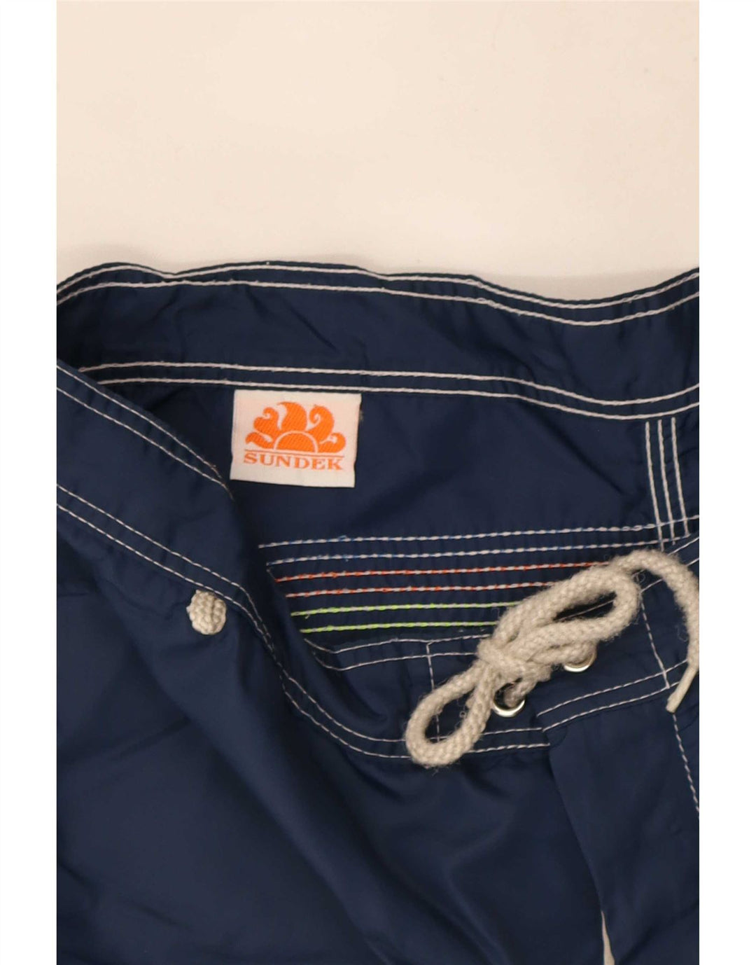 Pantaloni scurți de înot Sundek pentru bărbați, medii bleumarin