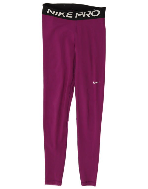 Leggings grafic Nike pentru femei UK 8, mov, colorant