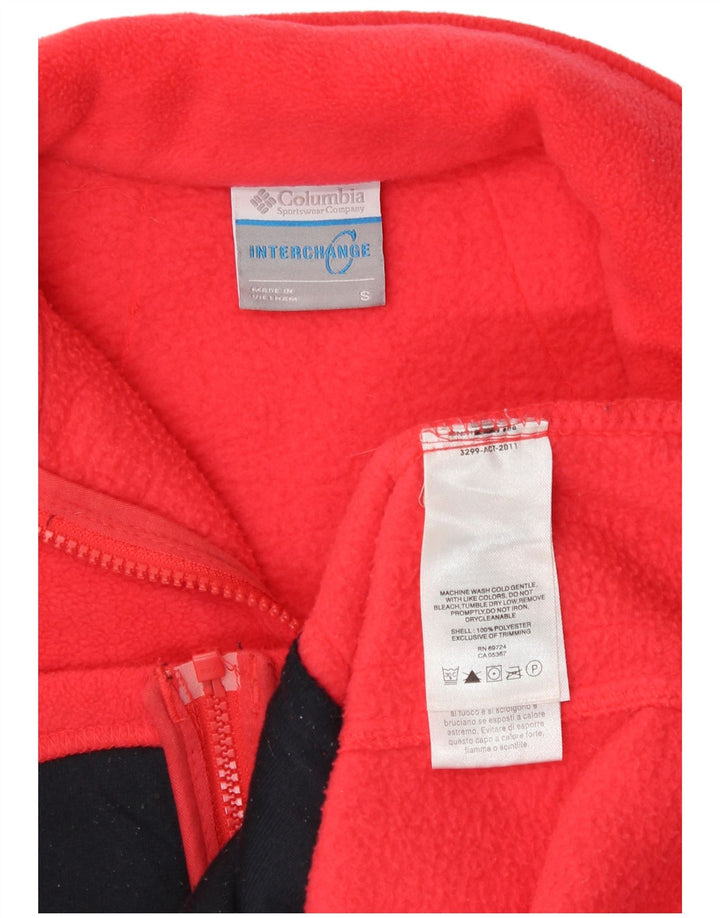 Jachetă fleece Columbia pentru femei UK 10 Small Red Poliester