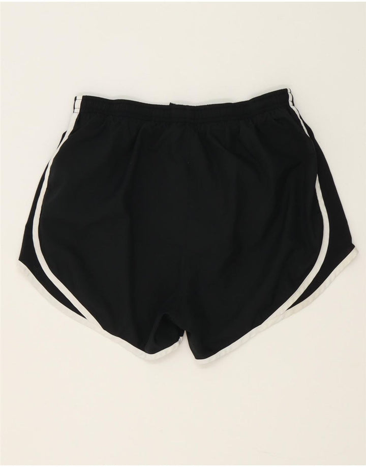 Pantaloni scurți sport Nike Dri Fit pentru femei UK 8 Small Negru Poliester
