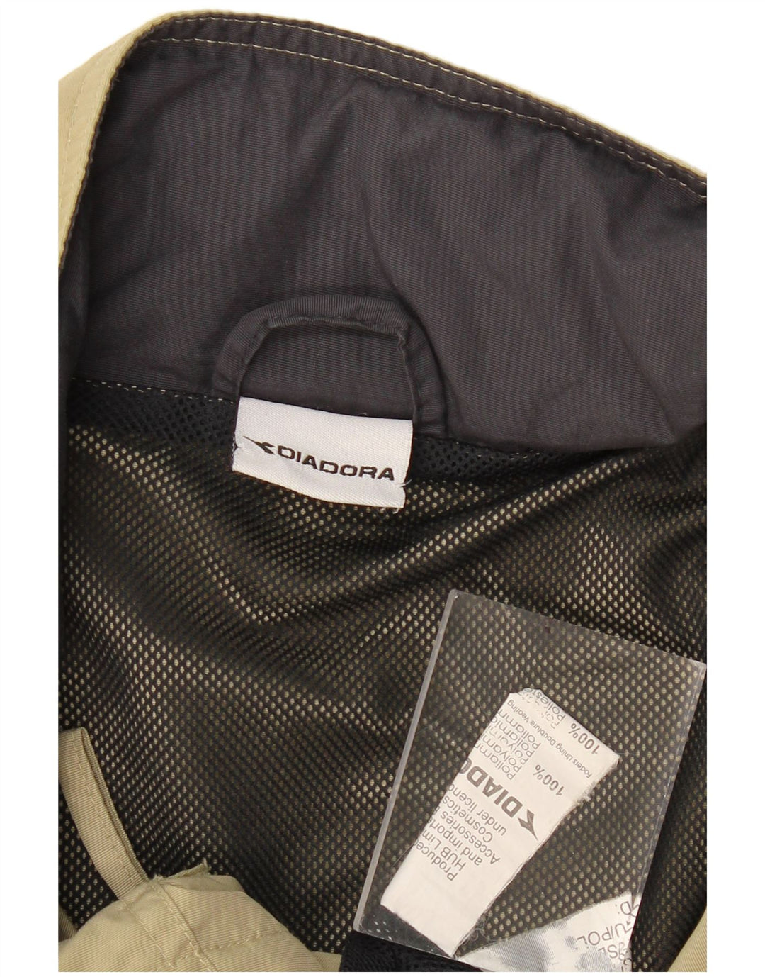 DIADORA Jachetă de ploaie pentru bărbați UK 42 XL Kaki Poliamidă