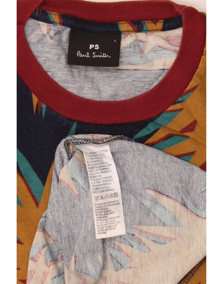 Tricou cu model abstract Paul Smith pentru bărbați Top mare multicolor