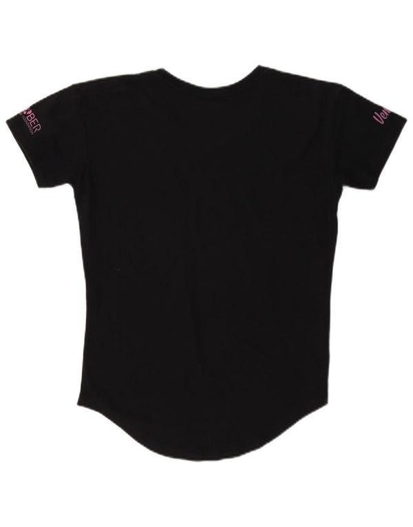 Hard Rock Cafe pentru femei Pinktober Tricou grafic Top UK 6 XS Bleumarin