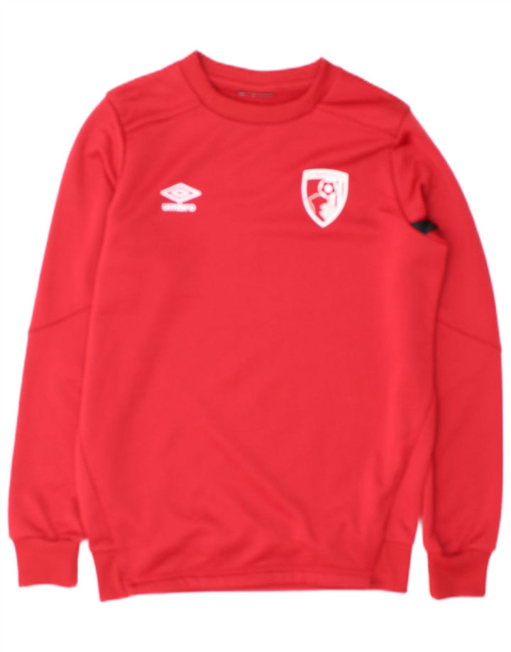 Umbro Băieți Pulover Grafic Pulover 13-14 Ani Poliester Roșu
