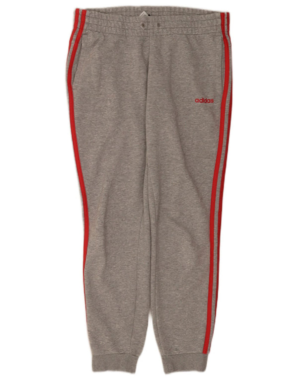 Pantaloni de trening Adidas pentru femei Joggeri UK 12/14 Bumbac gri mediu