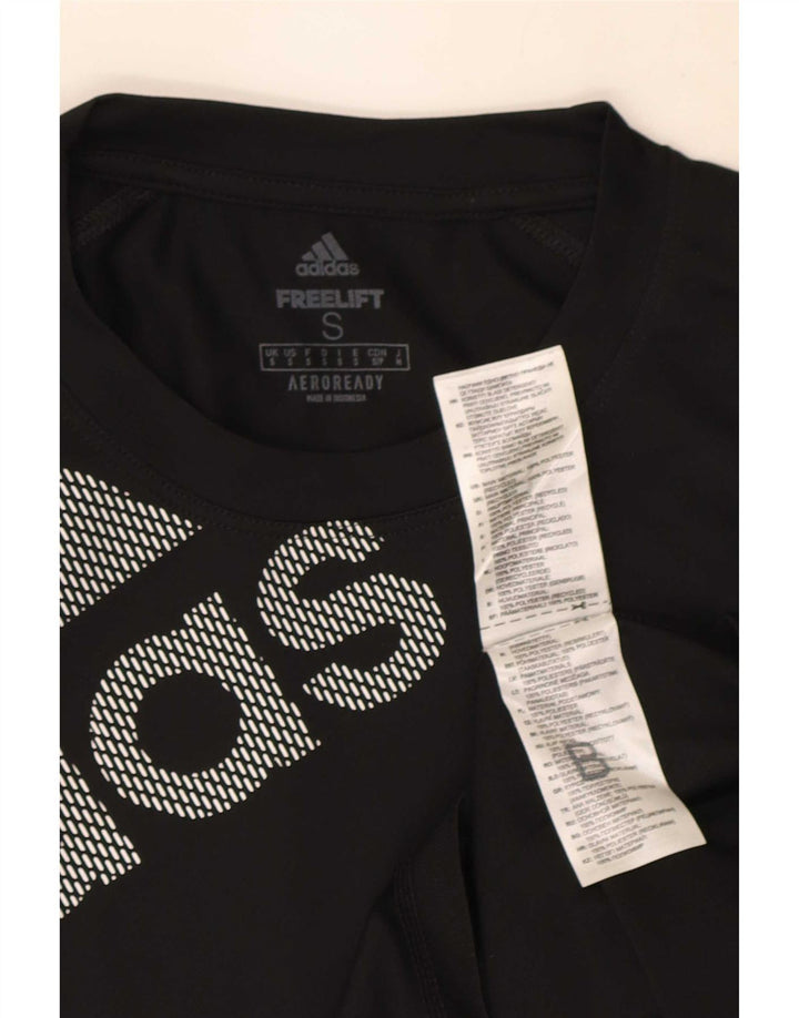 Tricou cu grafică Adidas Aeroready pentru bărbați Top mic poliester negru