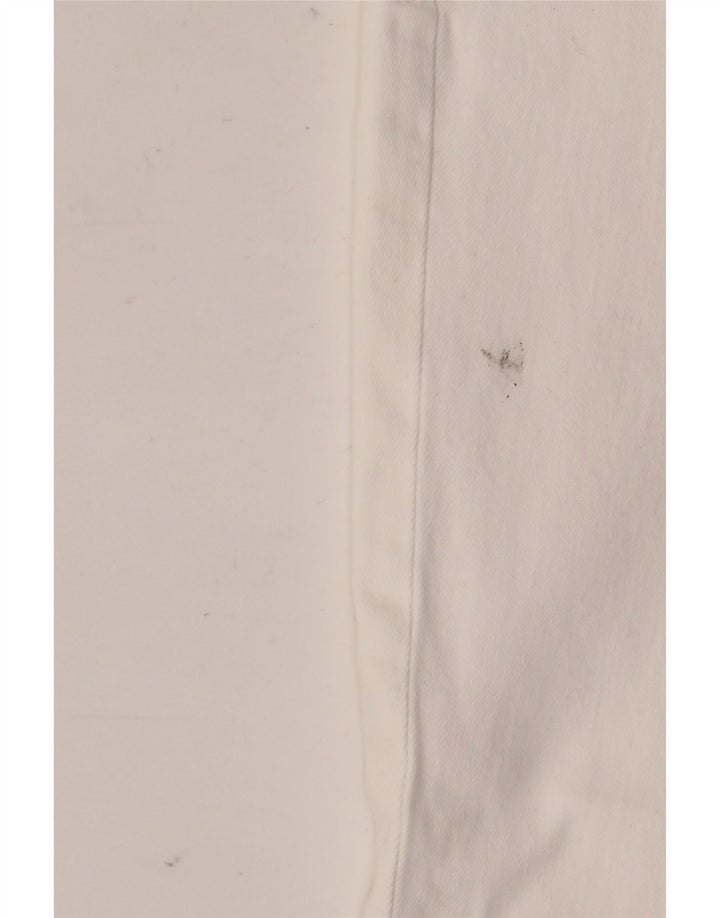 Blugi slim pentru bărbați Jack & Jones W30 L26 bumbac alb