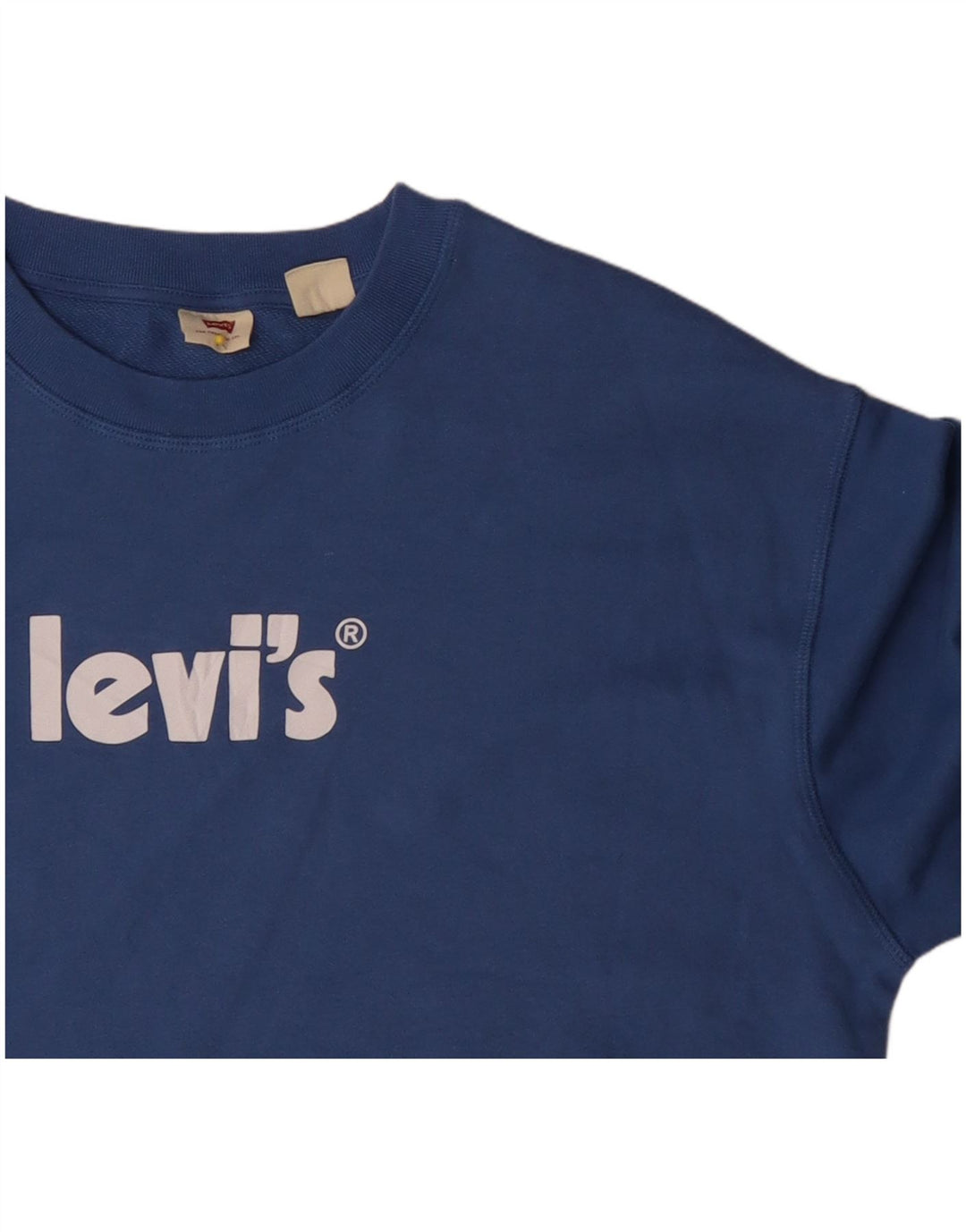 Pulover Levi's pentru damă cu grafică, UK 16, mare, albastru, bumbac
