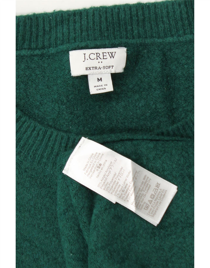J. Crew Pulover cu decolteu rotund pentru femei UK 14 Acrilic verde mediu