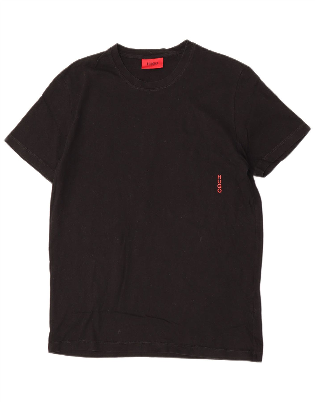Tricou pentru bărbați Hugo Boss Top mic din bumbac negru