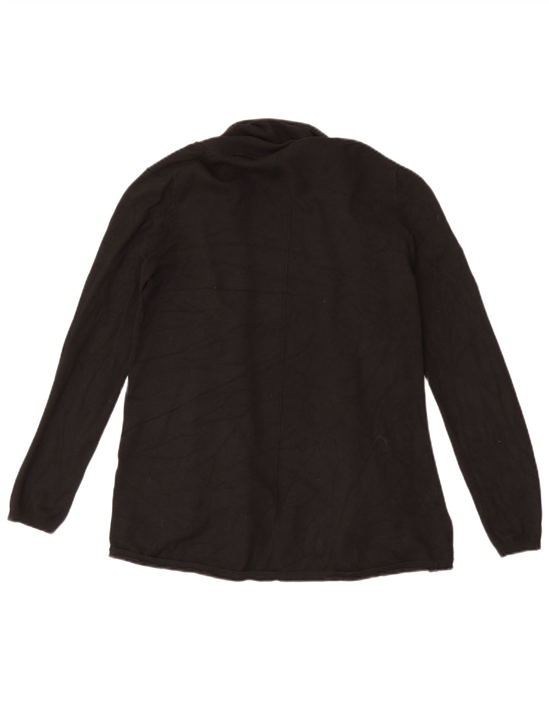 Pulover cardigan deschis pentru femei Zara UK 14 mare negru