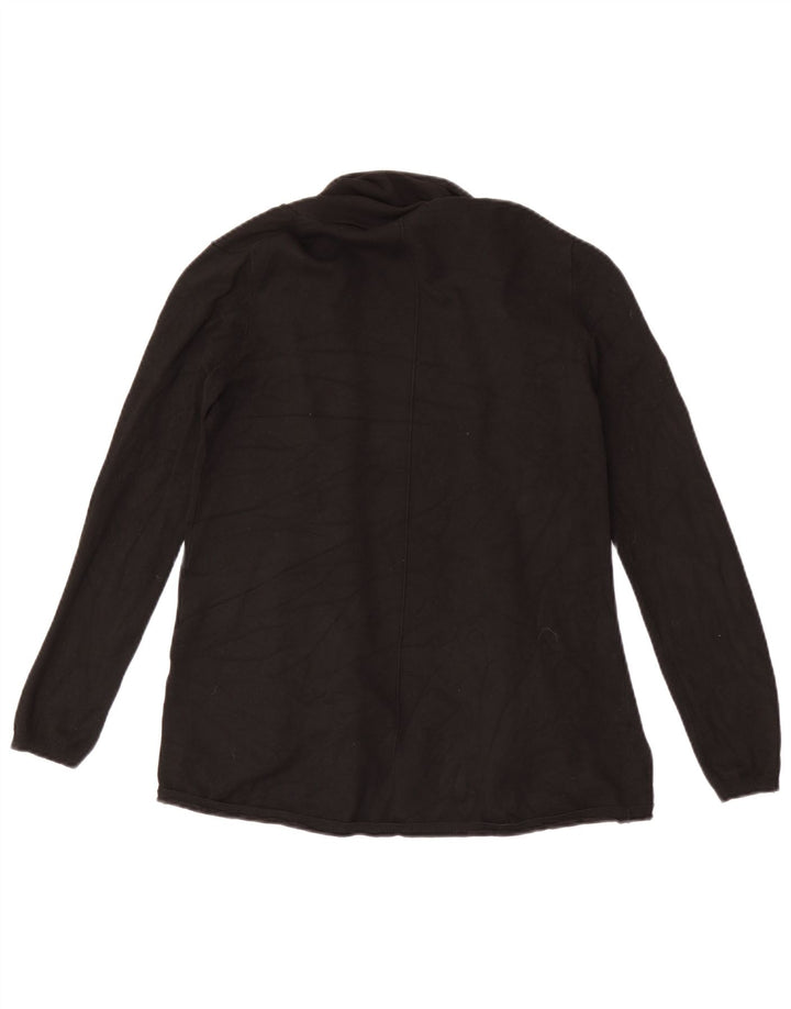 Pulover cardigan deschis pentru femei Zara UK 14 mare negru