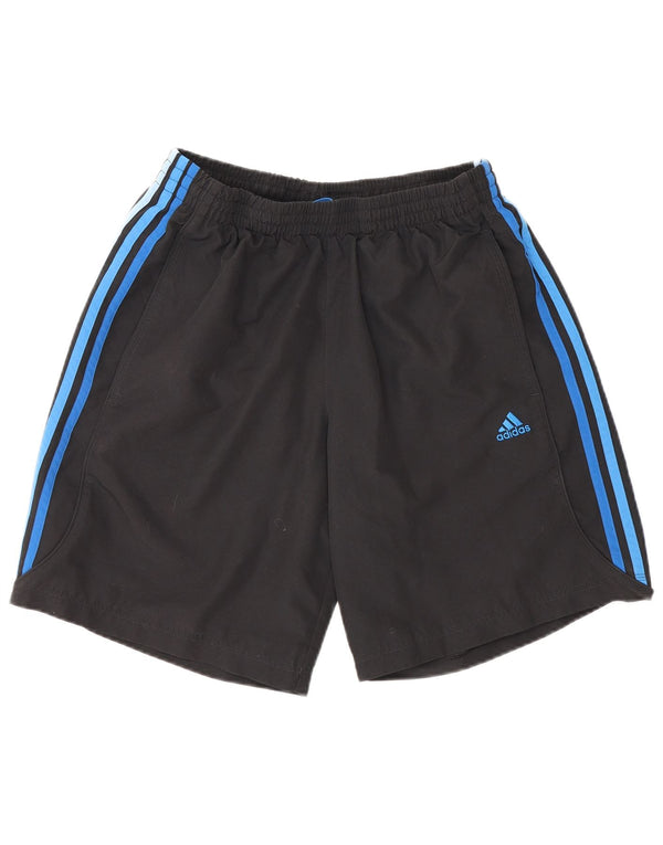 Pantaloni scurți sport pentru bărbați Adidas Climalite, poliester mediu negru