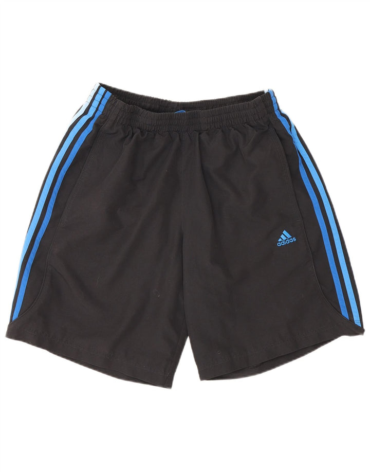 Pantaloni scurți sport pentru bărbați Adidas Climalite, poliester mediu negru