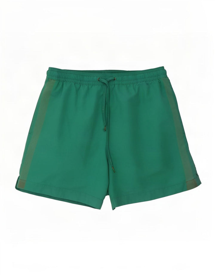 Pantaloni scurți de înot Calvin Klein pentru bărbați, poliester verde mediu