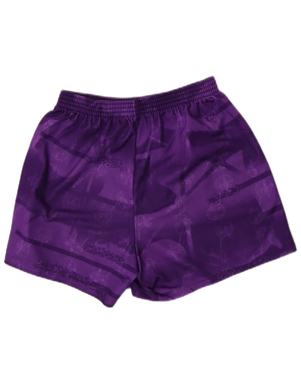 Pantaloni scurți sport Uhlsport pentru bărbați 1994-1995 Fiorentina Home XL violet sport