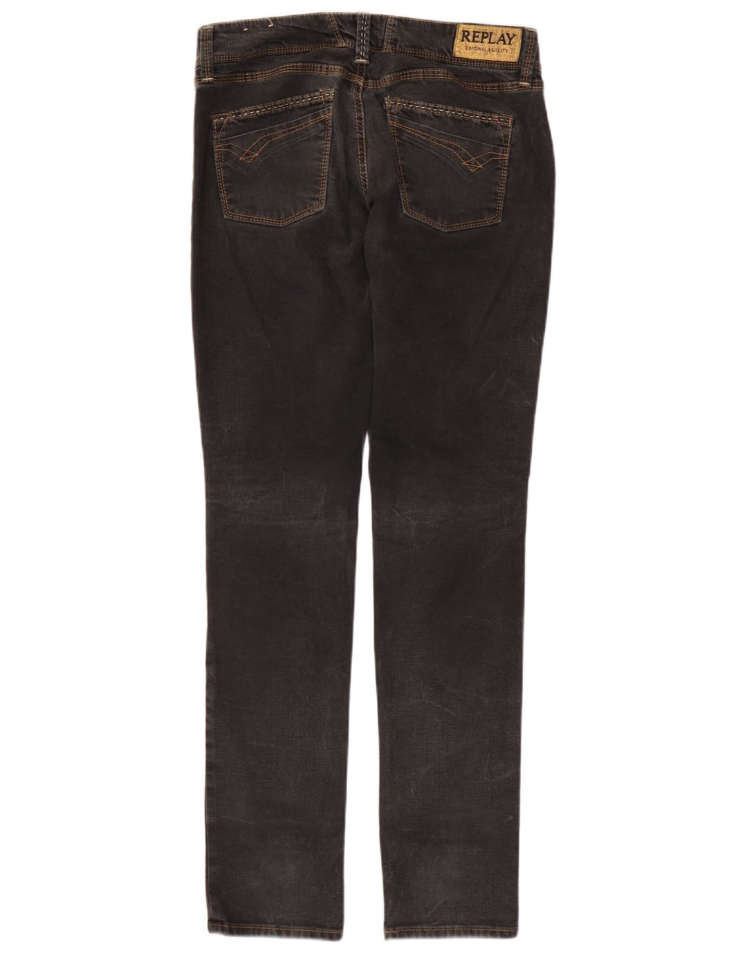 Replay blugi slim pentru femei W29 L34 bumbac gri