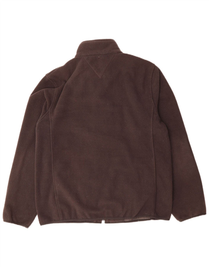 Jachetă fleece pentru bărbați Tommy Hilfiger UK 38 Medium Gri Poliester