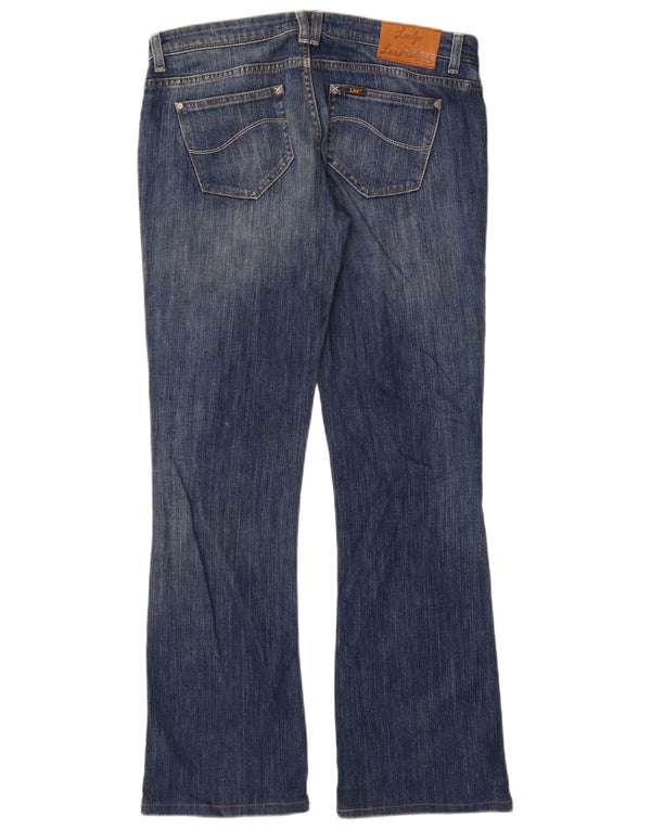 Lee Womens Bliss Bootcut Jeans W31 L35 Blue Cotton